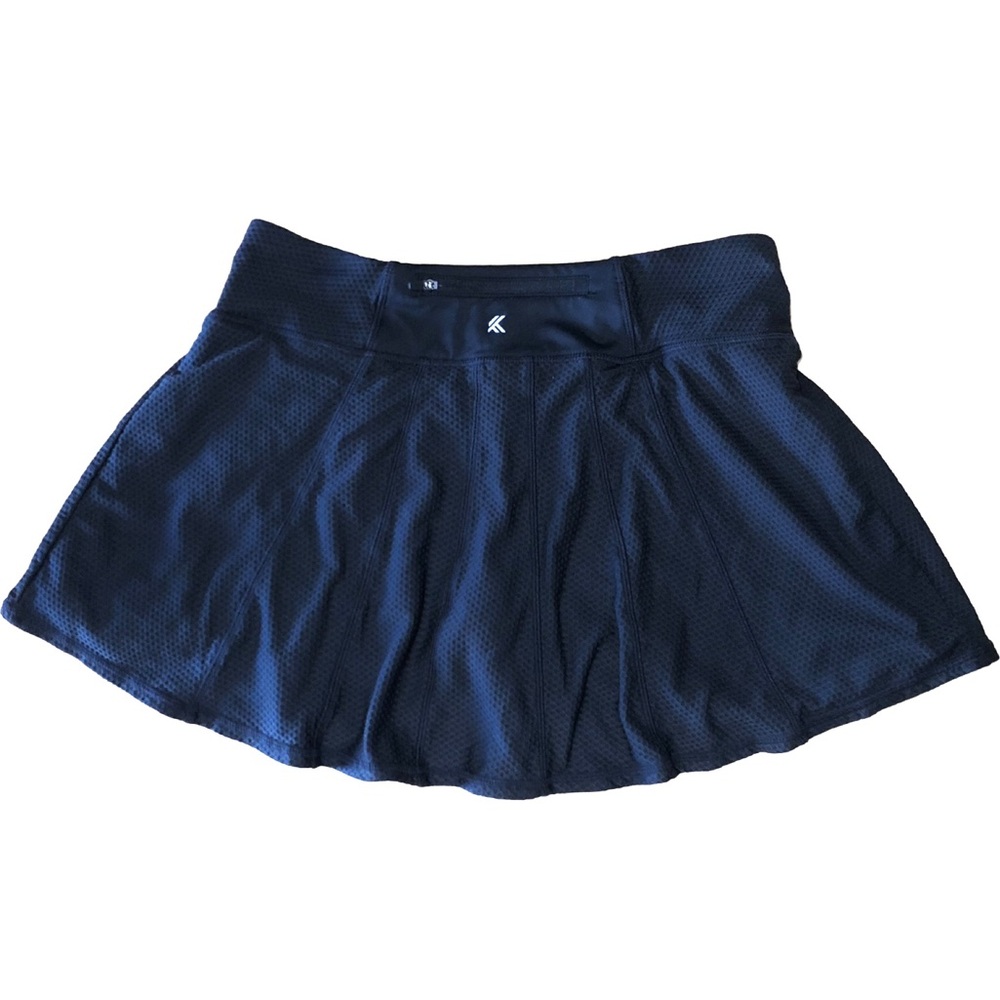 Kyodan‎ Black Pleated Skort Stretch Skirt shorts Women’s Medium Activewear